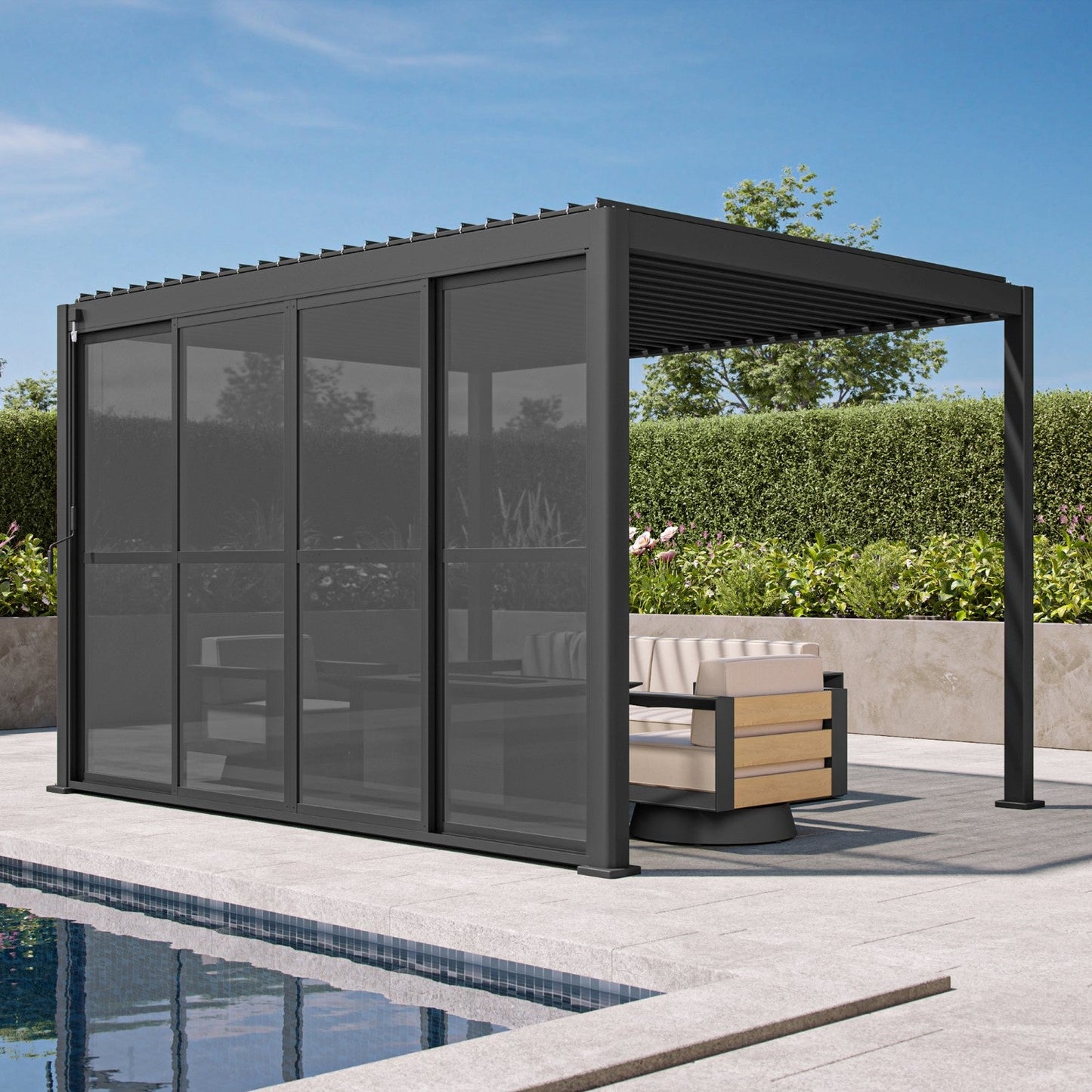 111 Accessory - 13' White sliding door