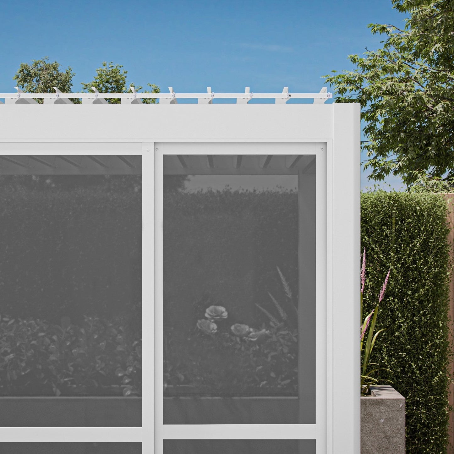 111 Accessory - 13' White sliding door