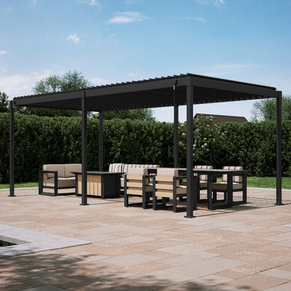 MIRADOR 80S 10'x20' LATTE PERGOLA