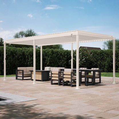 MIRADOR 80S 10'x20' LATTE PERGOLA